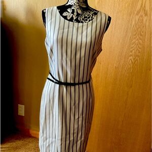 Black & White striped dress